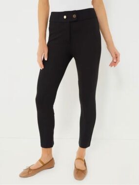 Tuckernuck Bridwell Ponte Equestrian Slim Leg Riding Pants | Black | Small